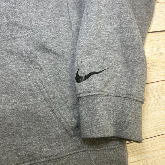 Nike Level Up! Hoodie Boys XL Gray Pullover Youth Hockey Athletic Sweatshirt - Picture 8 of 11